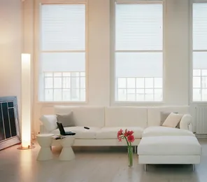 Honingraat pliss&eacute; semi-transparant