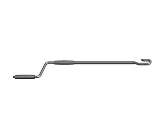 Draaistang ø 13 mm - voor aluminium oog (200cm)