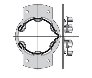 Motorsteun Somfy serie 50
