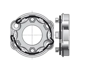 Motorsteun Somfy S(LT) motoren