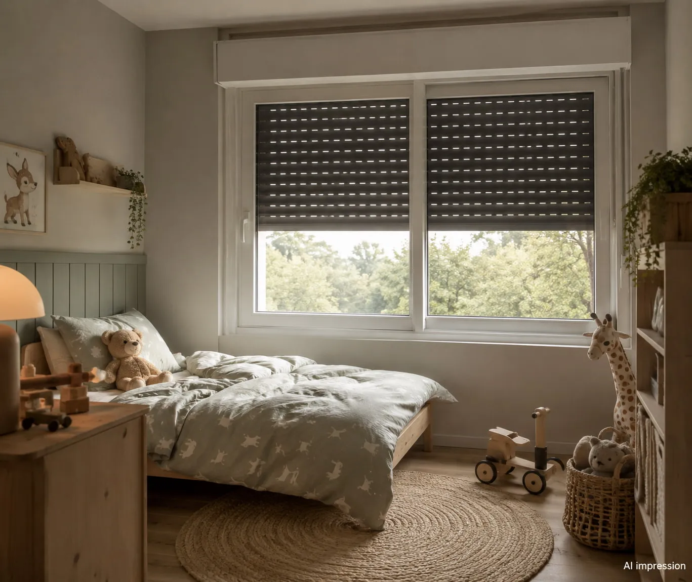 Ook ideaal voor baby- en kinderkamers