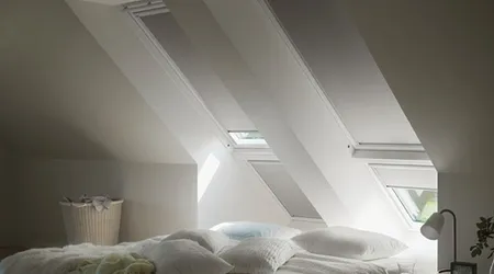 Vernieuwde VELUX raamdecoratie