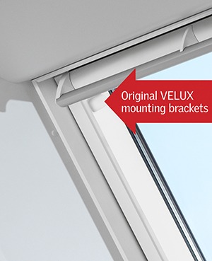 VELUX rolgordijn op zonne-energie (RSL) | 174 | Zonweringstunter.nl